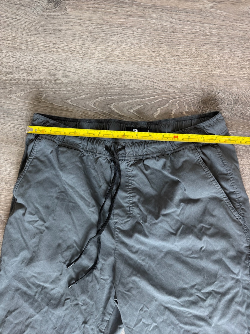 RSQ Men's Casual Drawstring Jogger Pants - Charcoal Gray - Picture 3 of 6